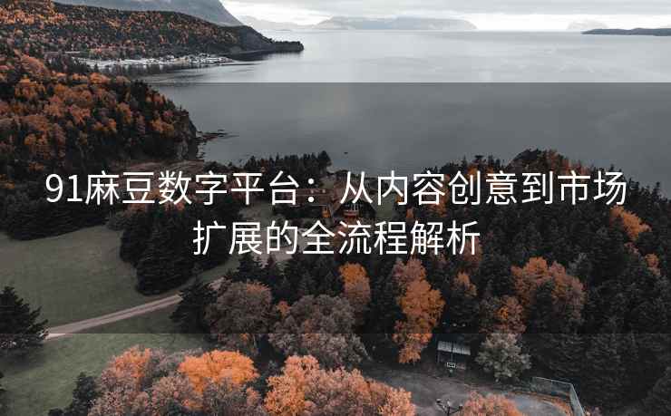91麻豆数字平台：从内容创意到市场扩展的全流程解析