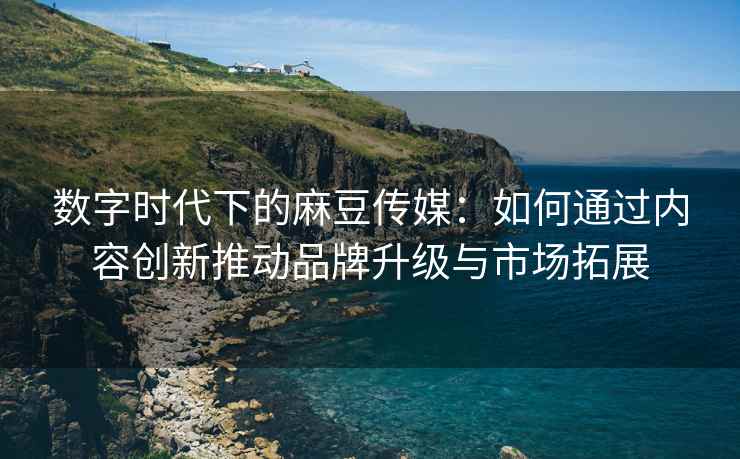 数字时代下的麻豆传媒：如何通过内容创新推动品牌升级与市场拓展